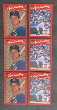 1990 Donruss Ryne Sandberg 6 Cards [#392 (3) | #BC-10 (3)]