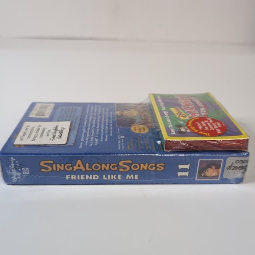 Disney Sing-A-Long Friend Like Me VHS New Sealed with Cassette Tape RARE - Picture 6 of 7