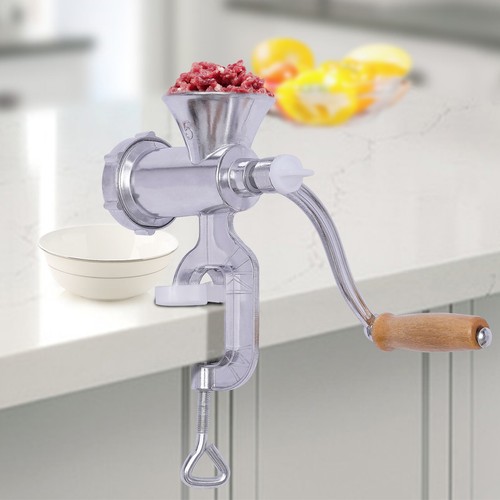 Meat Grinder Sausage Stuffer Hand Cranked Filler Meat Grinding  - Afbeelding 1 van 9