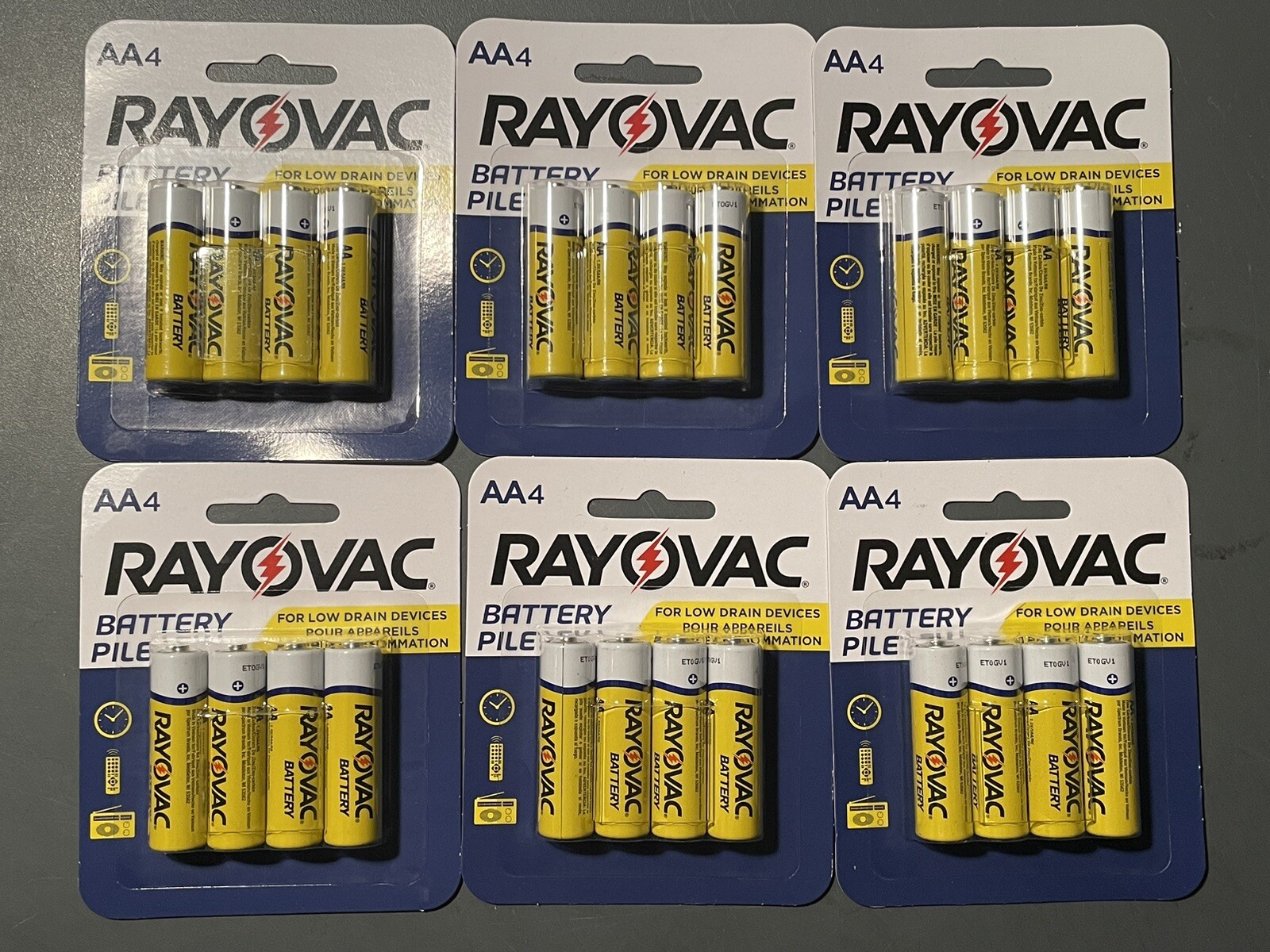 Rayovac Heavyduty AA Batteries 4 PK 5aa4f 5AA4F 12800525416 for sale
