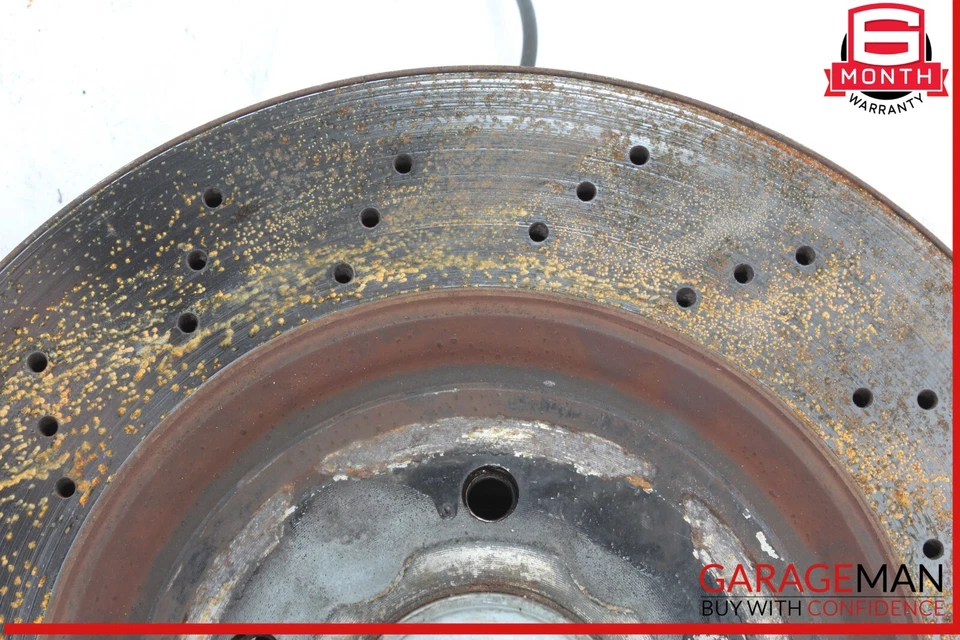 05-07 Mercedes W203 C230 Husillo Trasero Derecho Nudillo con Disco Rotor Freno Perforado Foto 4 de 4