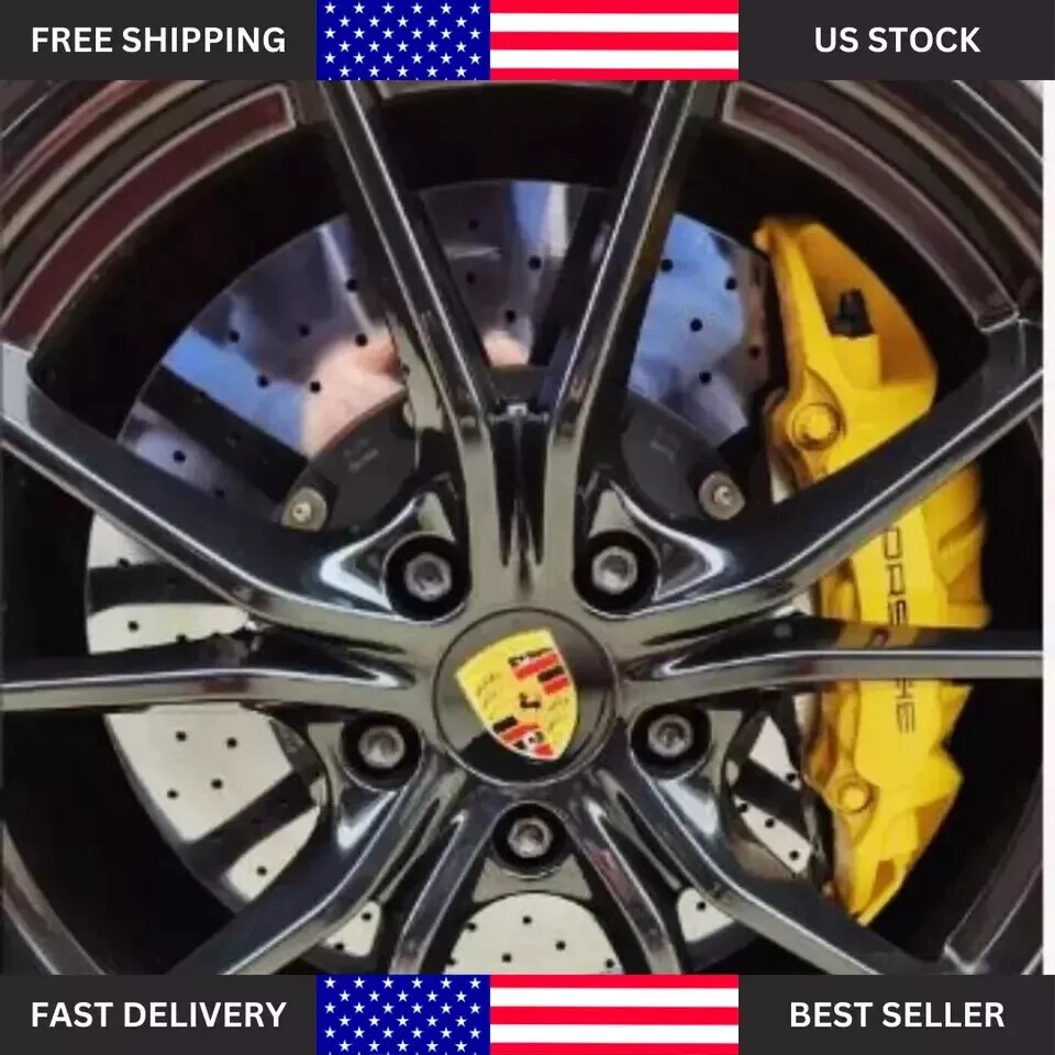 Porsche Silver Tire Valve Stem Caps – Plus Free Extra Cap - Tire Valve