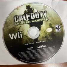 Call of Duty Modern Warfare Reflex Edition Wii Game Disc Only Works Tested Clean