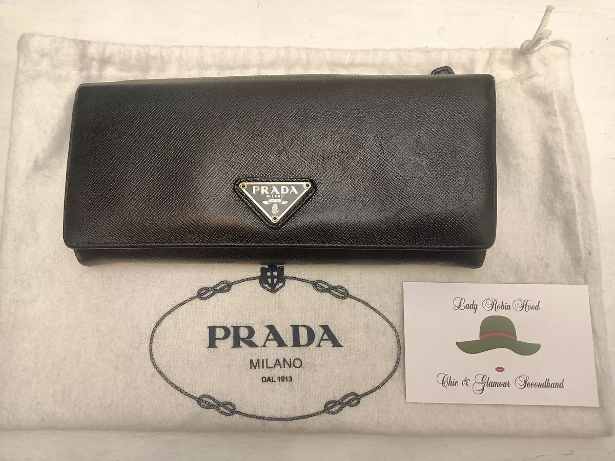 Prada borsa portafoglio saffiano clearance lux