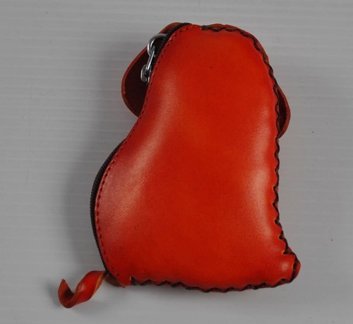 Hecho a mano Cuero Animal Cachorro Bolso de Monedas Bolso de Mano Bolsillo Hombre Mujeres Niño B7 - Imagen 2 de 12