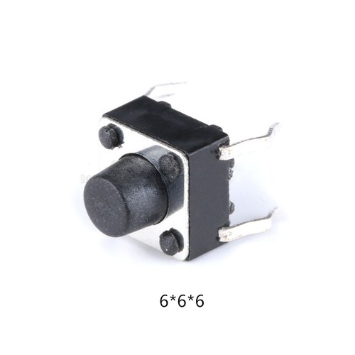 Hágalo usted mismo Mini Interruptor Micro Botón Pulsador 4 Polos 6x6 mm 4.3-15 mm - Imagen 6 de 16
