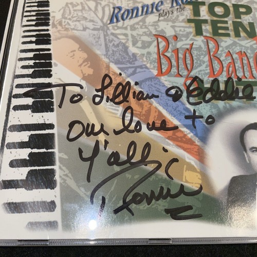RONNIE KOLE • Plays The Top Ten Big Band Hits ~ Autographed Signed - Imagen 2 de 8