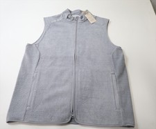 Peter Millar Golf Fade Vest Mens Size Medium GALE GREY 1061G New 01308142