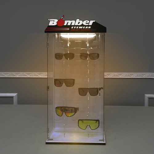Make to Order,3 Months, 16X10X33.5" Countertop 18 Pairs Eyewear Display w/ LED - Picture 4 of 12