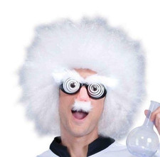FORUM MAD SCIENTIST KIT WIG GLASSES ADULT HALLOWEEN COSTUME ACCESSORY 67617