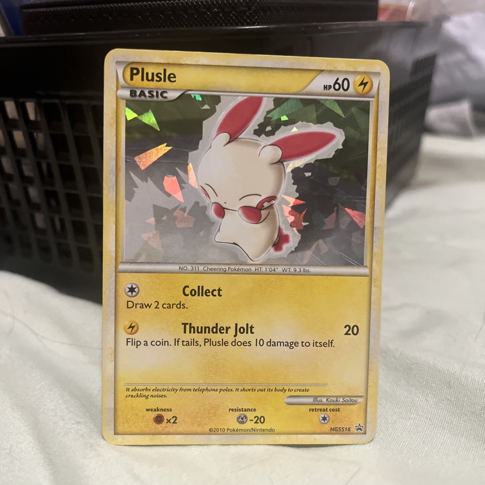 Plusle HGSS16 Promo Foil Holo Pokémon TCG Card Lightly Played
