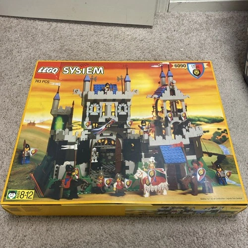 Vintage 1995 Lego System 6090 Royal Knights Castle Lego Set- Box ONLY