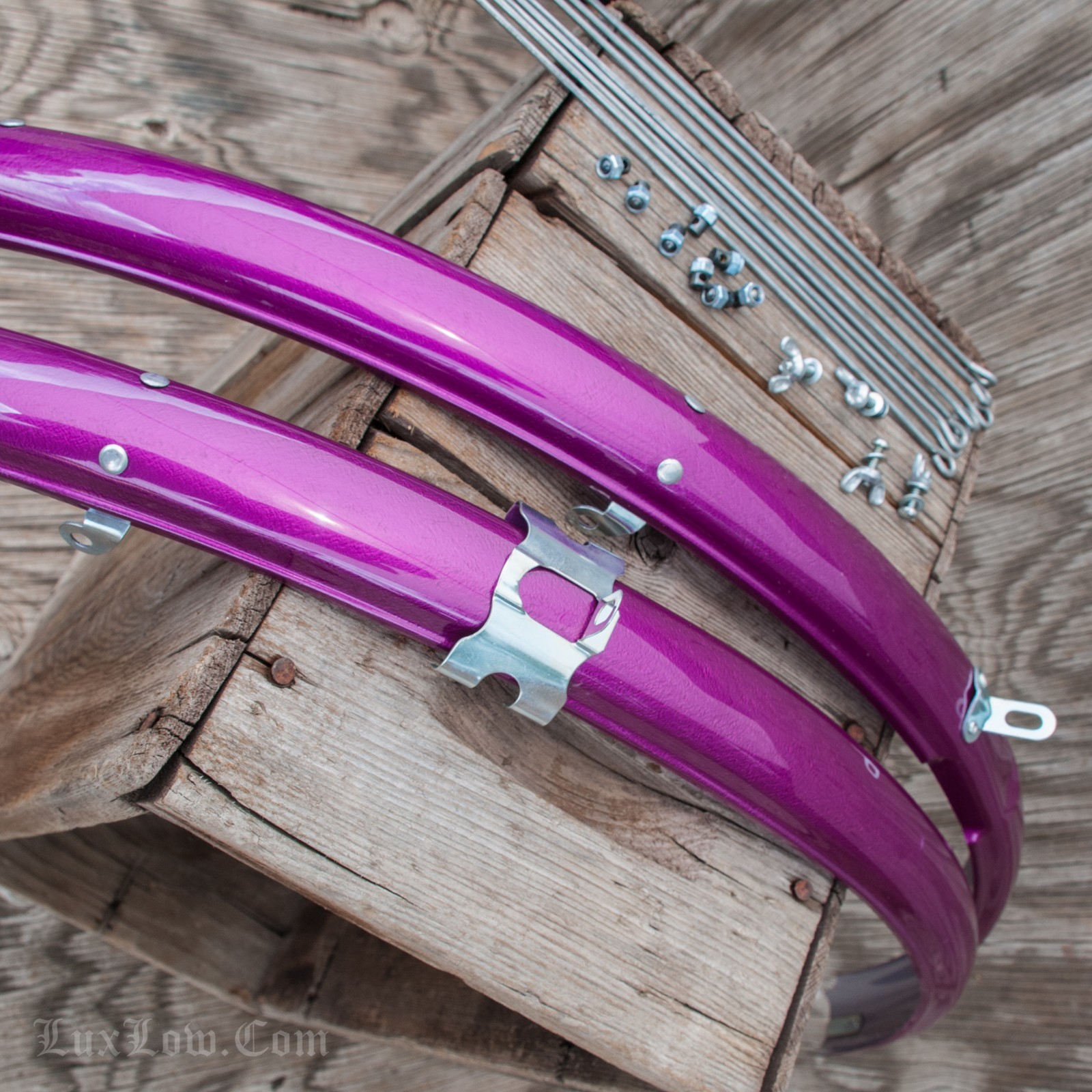 NOS Vintage Bluemels Road Bike FENDERS 700c 27" 26" Wheel Tour Bicycle Mud Guard