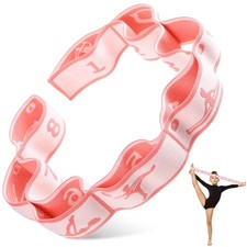 Stretch Strap for Kids Elastic Gymnastic Stretching Ballet Dance Band with 8 ...