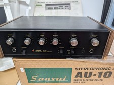 Vintage SansuiI AU-101 Stereo Amplifier Phono Input - Box & Paperwork