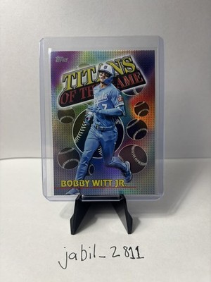2026 Topps Series 1 - Bobby Witt Jr. Titans Of The Game #TOG-16 | eBay
