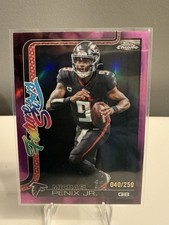 2025 Topps Chrome Michael Penix Jr Pink Future Stars Refractor/250