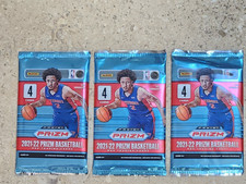 Lot of (4) 2021-22 Panini Prizm NBA Basketball Retail Packs