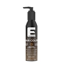 Elegance Semi-Permanent Temporary Hair color brown 120ml
