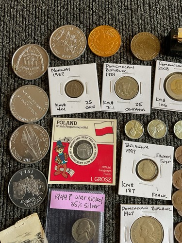 Collectible Junk Drawer Coin Lot JFK SILVER,WAS NICKEL,WALKING LIBERTY COPPER  - Bild 7 von 14