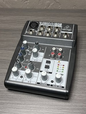 Behringer XENYX Q502USB 8-input 2-bus Mixer - NO power cords