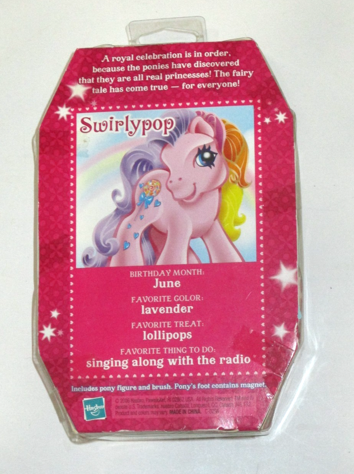 My Little Pony G3 Swirlypop Cutie Cascade Pony MIB Rare Find 2006 MLP ...