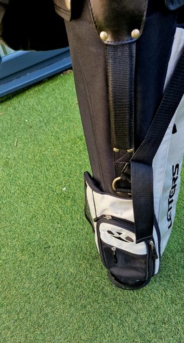 john letters 4 Way golf bag Rain Cover & Shoulder Strap Ivgc - Picture 6 of 12