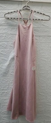 New Chi Chi London Lace Back Sleeveless Midi Prom Dress Blush Size 6