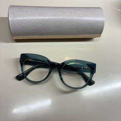 used eyeglasses prescription Jimmy Choo Italy JC 136 KVK  140 with case
