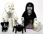 Lego Ghost Lady Minifigure & Vampire Bride Witch Black Cat Ghost Dog Spider