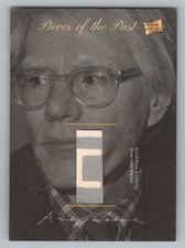 Pieces of The Past The Bar Hybrid Edition 2018. A. Warhol Relic Card #PRH-AW