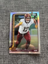2025 Topps Chrome Luke McCaffrey #298 Refractor Commanders