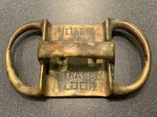 ANTIQUE H. H. HEISER (famous Saddle Maker) CINCH LOCK PATENT MAY 1907