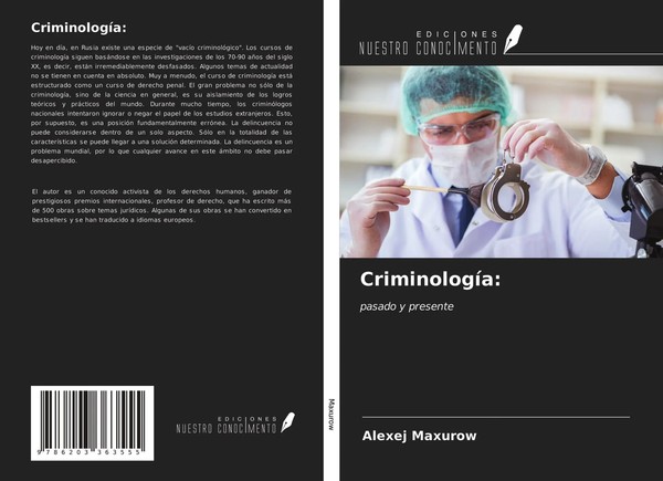 Alexej Maxurow | CriminologíA: | Taschenbuch | Spanisch (2021)-image