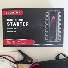 FLYLINKTECH Starthilfe Powerbank 20000 mAh Auto Jump Starter 12V CF800