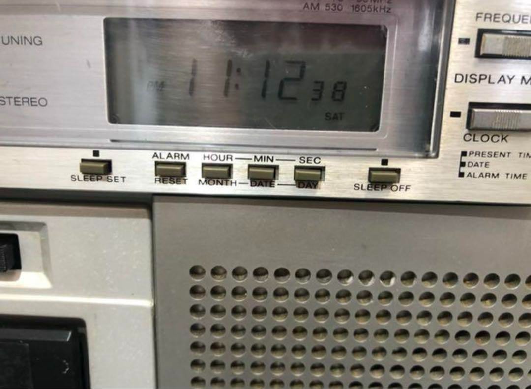 SONY CFS-D7 ステレオカセットコーダー SONY CFS-D7 Boombox 1979 Portable Stereo Cassette Radio
