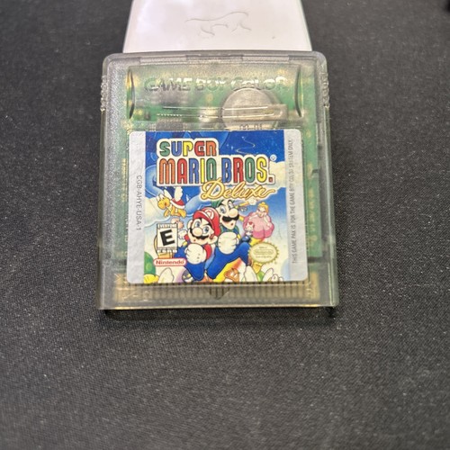 Super Mario Bros Deluxe Game Boy Color Nintendo GBC Authentic Tested!