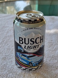 Busch Light 2025 Daytona 500 Nascar EMPTY BEER CAN Top Sealed 