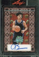 2026 Leaf Metal St. Patrick's Day Shimmer Cayden Boozer 1/1 Auto