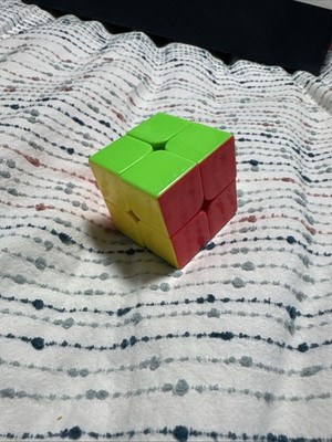 2x2 Speed Cube Stickerless Magic Puzzle Smooth Rotating Toy Gift
