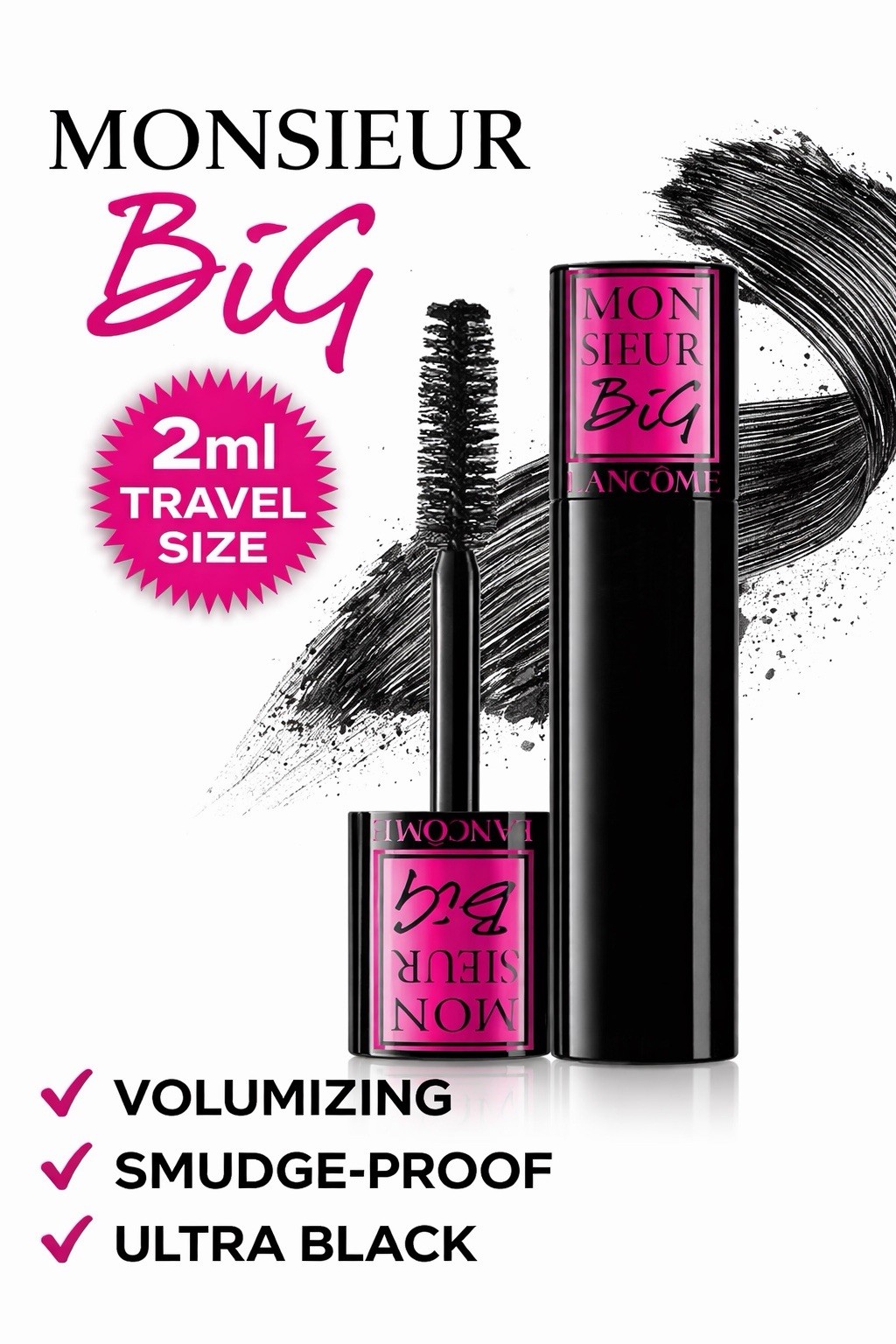 Lancôme Monsieur Big Mascara, Black - 2ml