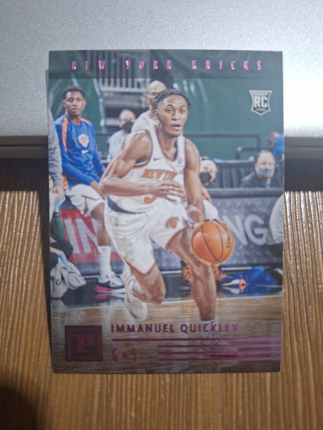 Immanuel Quickley 2020-21 Panini Chronicles rookie PINK RC New York Knicks #108