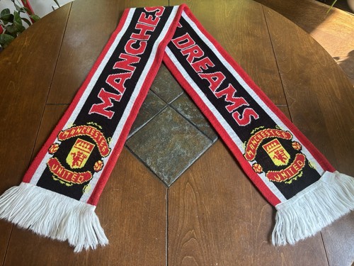 Manchester United FC Knit Scarf Fringe