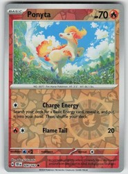 Ponyta 026/162 Temporal Forces Reverse Holo Common