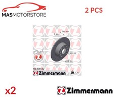 BREMSSCHEIBEN SATZ PAAR HINTEN ZIMMERMANN 100338152 2PCS P FÜR VW T-ROC