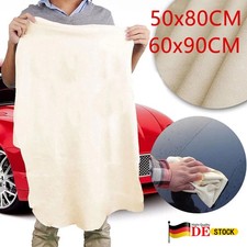 50cm*80cm Autoleder Fensterleder Ledertuch Lederlappen Chamois Schafsledertuch