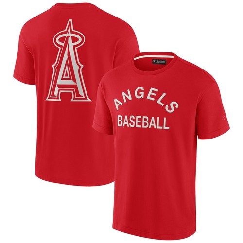 Unisex Fanatics Red Los Angeles Angels Elements Super Soft Short Sleeve T-Shirt - 第 1/3 張圖片