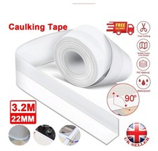 Bath Sealing Strip Self-Adhesive Caulk Strip Tape Toilet Wall Sealing Trim UK