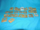Civil War Era Antique Brass Letter Stencils