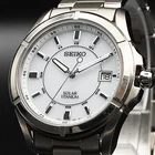 [Exc+5] SEIKO Vintage SOLAR TITANIUM V145-0AX0 Men's Watch From Japan